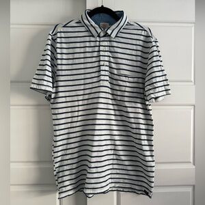 Faherty Sunwashed Indigo Polo